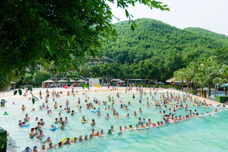 重庆玛雅海滩水公园统景温泉_重庆玛雅水上乐园_重庆玩水避暑地