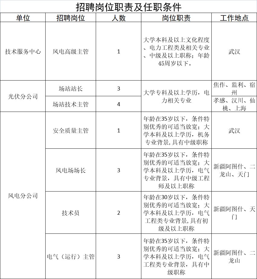 2022国家电投湖北分公司社会招聘公告（17人）