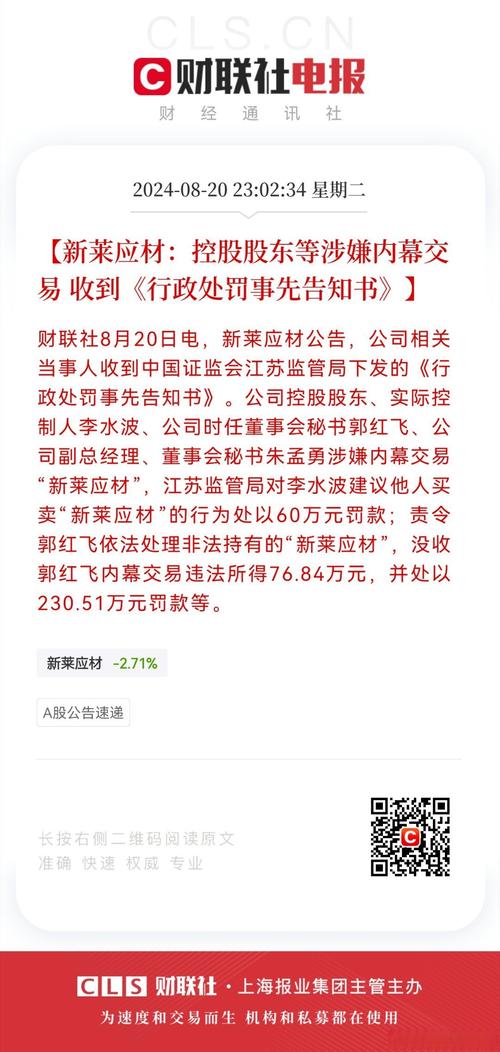 24亿市值没了！实控人等涉内幕交易遭立案调查，“三倍牛股”新