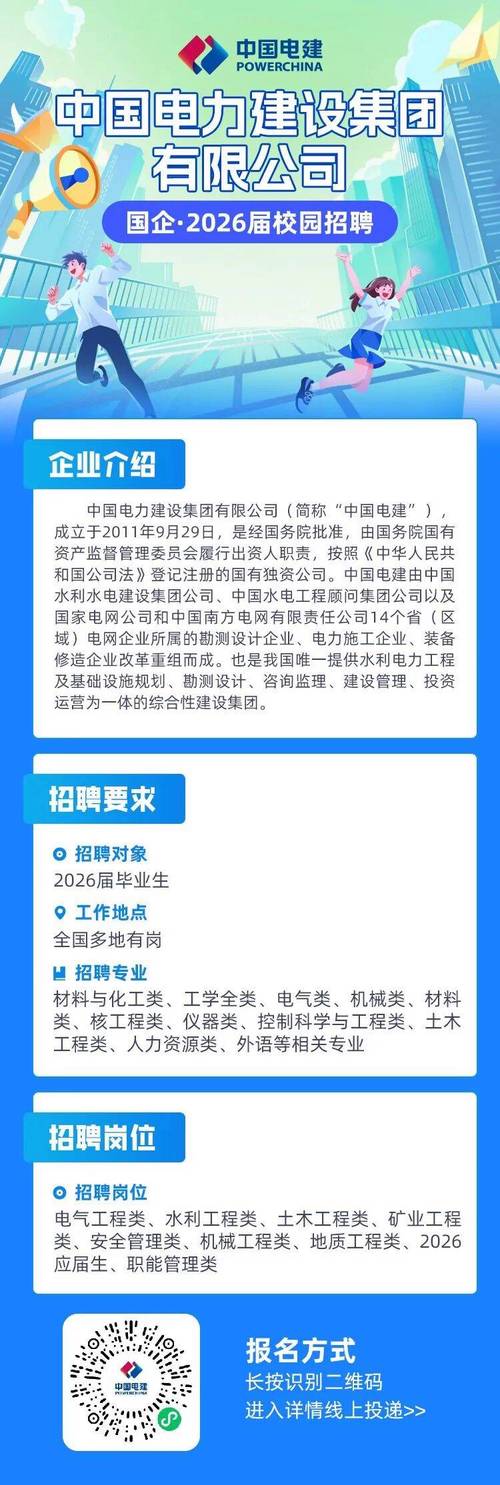 2026中国电力工程顾问有限公司校园招聘公告