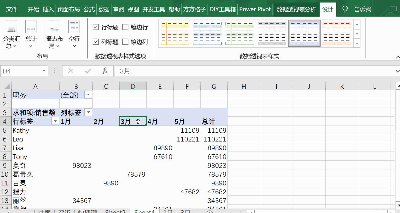 Excel数据透视表制作教程_excel复式记账系统_AI助力Excel数据分析